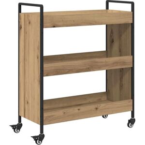 VidaXL Kitchen Organizer - Industrial Wooden Cart VidaXL Kitchen Organizer - Industrial Wooden Cart