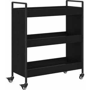 VidaXL Kitchen Organizer - Industrial Wooden Cart - Modern Storage Solution VidaXL Kitchen Organizer - Industrial Wooden Cart - Modern Storage Solution