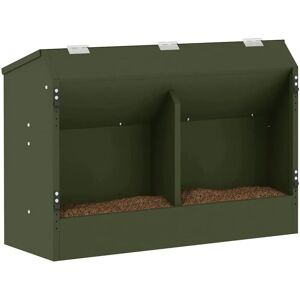 Vidaxl Stahl-Kaninchenfutterautomat - 64,5x25,5x45,5cm - Robust & Modern Vidaxl Stahl-Kaninchenfutterautomat - 64,5x25,5x45,5cm - Robust & Modern