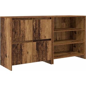 VidaXL Opbergkast Bruin Houtnerf - Opbergkast VidaXL Opbergkast Bruin Houtnerf - Opbergkast