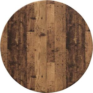 Vidaxl Braune Holz Runder Tisch - Tisch Vidaxl Braune Holz Runder Tisch - Tisch