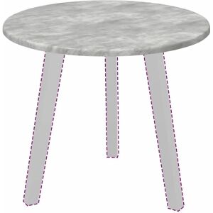 VidaXL Grå Engineered Træ Rund Bord - Indendørs Brug VidaXL Grå Engineered Træ Rund Bord - Indendørs Brug