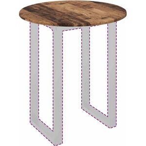 Vidaxl Brun Rund Bord - Bord Vidaxl Brun Rund Bord - Bord