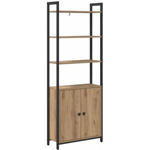 vidaXL Håndlaget eikebokhylle 60 x 24 x 161 cm oppbevaringsmøbel - Bokhylle vidaXL Håndlaget eikebokhylle 60 x 24 x 161 cm oppbevaringsmøbel - Bokhylle