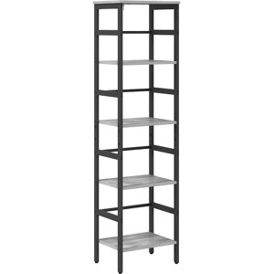 vidaXL Cărțișor Sonoma Gri - 40 x 29,5 x 149 cm - Lemn compozit vidaXL Cărțișor Sonoma Gri - 40 x 29,5 x 149 cm - Lemn compozit