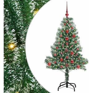 vidaXL Snow Flocked Christmas Tree 120 Cm - Indoor Outdoor Decor vidaXL Snow Flocked Christmas Tree 120 Cm - Indoor Outdoor Decor