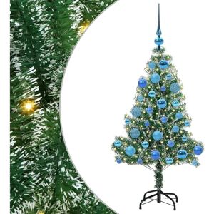 vidaXL Artificial Christmas Tree 120 Cm Snow Flocked LED Lights - Christmas Tree vidaXL Artificial Christmas Tree 120 Cm Snow Flocked LED Lights - Christmas Tree