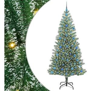 vidaXL Artificial Christmas Tree Snow Flocked 210 cm - Christmas Tree vidaXL Artificial Christmas Tree Snow Flocked 210 cm - Christmas Tree