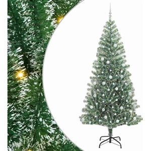 vidaXL Kunstkerstboom 240 cm Sneeuwvlokken - Kerstboom vidaXL Kunstkerstboom 240 cm Sneeuwvlokken - Kerstboom