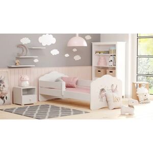 Viking - FALA - 140x70 cm - wit roze - bed Viking - FALA - 140x70 cm - wit roze - bed