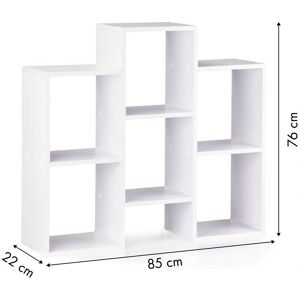 Viking - White - 85x22x76 cm - Boekenkast Viking - White - 85x22x76 cm - Boekenkast
