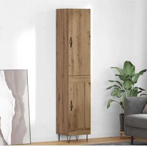 Vidaxl Highboard - Modern engineered wood storage cabinet - Gray - 69.5x34x180cm Vidaxl Highboard - Modern engineered wood storage cabinet - Gray - 69.5x34x180cm
