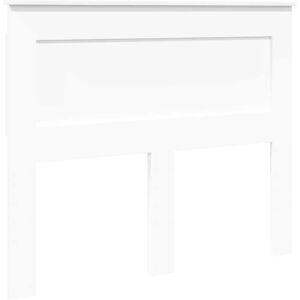 vidaXL Hodegavl hvit 120 cm - Trebasert materiale vidaXL Hodegavl hvit 120 cm - Trebasert materiale