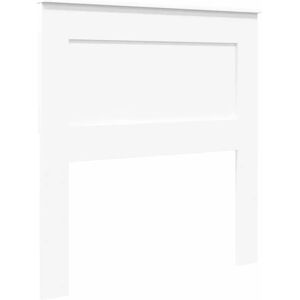 vidaXL Hvit hodegjerde - 90cm, Trebasert materiale, Moderne design vidaXL Hvit hodegjerde - 90cm, Trebasert materiale, Moderne design