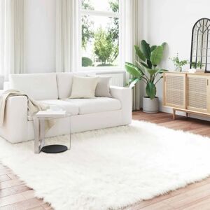 vidaXL Faux sheepskin rug Tafalla White - Rug vidaXL Faux sheepskin rug Tafalla White - Rug