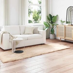 vidaXL Faux Sheepskin Rug Tafalla Beige - Rug vidaXL Faux Sheepskin Rug Tafalla Beige - Rug