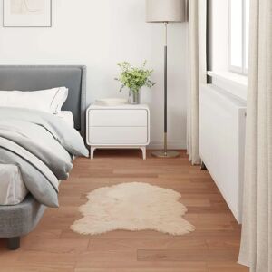 vidaXL Beige Faux Sheepskin Rug Tafalla - rug vidaXL Beige Faux Sheepskin Rug Tafalla - rug