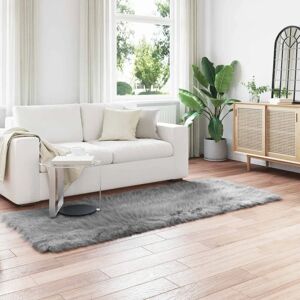 vidaXL Faux sheepskin rug Tafalla Grey - Faux Sheepskin Rug 80x250 cm vidaXL Faux sheepskin rug Tafalla Grey - Faux Sheepskin Rug 80x250 cm