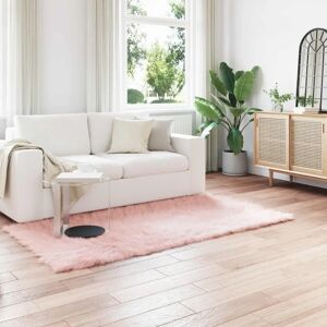 vidaXL Pink Faux Sheepskin Rug 100x200cm - Rug vidaXL Pink Faux Sheepskin Rug 100x200cm - Rug