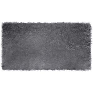 vidaXL Faux Sheepskin Rug Tafalla - Anthracite - Rug vidaXL Faux Sheepskin Rug Tafalla - Anthracite - Rug
