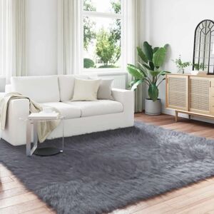 vidaXL Faux Sheepskin Rug Tafalla Anthracite - Faux Sheepskin Rug vidaXL Faux Sheepskin Rug Tafalla Anthracite - Faux Sheepskin Rug