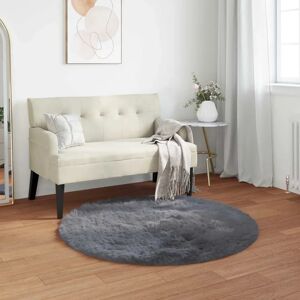vidaXL Faux sheepskin rug Tafalla anthracite - rug vidaXL Faux sheepskin rug Tafalla anthracite - rug