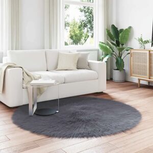 vidaXL Faux sheepskin rug Tafalla anthracite - rug vidaXL Faux sheepskin rug Tafalla anthracite - rug