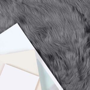 vidaXL Faux Sheepskin Rug Tafalla Anthracite - Faux Sheepskin Rug vidaXL Faux Sheepskin Rug Tafalla Anthracite - Faux Sheepskin Rug