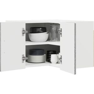 vidaXL Køkkenskab - Sonoma grå - 57x57x40 cm - træbaseret materiale vidaXL Køkkenskab - Sonoma grå - 57x57x40 cm - træbaseret materiale