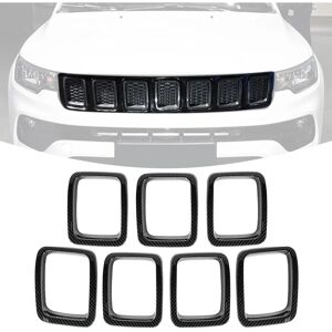 Linghhang - Jeep Compass MP 2017-2020 - Kohlefaser - Klebstoff - Kühlergrill Insert Linghhang - Jeep Compass MP 2017-2020 - Kohlefaser - Klebstoff - Kühlergrill Insert