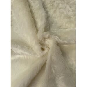 CRS Fur Fabrics ECRU - Faux Fur Fabric - High-Quality Plush Material CRS Fur Fabrics ECRU - Faux Fur Fabric - High-Quality Plush Material