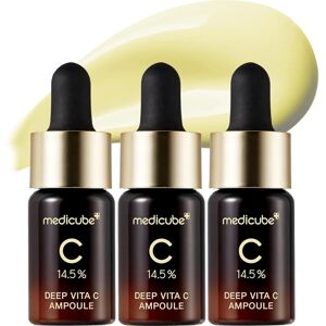 Medicube Kasvoseerumi, Deep Vita C Ampoule 2.0 10g - Pack of 3 Bottles Medicube Kasvoseerumi, Deep Vita C Ampoule 2.0 10g - Pack of 3 Bottles