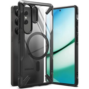 Samsung Galaxy S25 Ultra Ringke Fusion X Cover - MagSafe - Gennemsigtig / Sort - Telefoncover Samsung Galaxy S25 Ultra Ringke Fusion X Cover - MagSafe - Gennemsigtig / Sort - Telefoncover