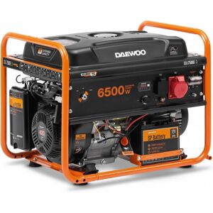 Daewoo GDA 7500E-3 Silnikowy Generator - 6000W, 30L Benzyna, Pomarańczowy/Czarny Daewoo GDA 7500E-3 Silnikowy Generator - 6000W, 30L Benzyna, Pomarańczowy/Czarny