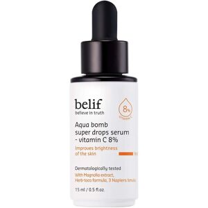 Belif Aqua Bomb Super Drops Serum - Vitamine C 8% - Sérum hydratant - Publicité Belif Aqua Bomb Super Drops Serum - Vitamine C 8% - Sérum hydratant - Publicité