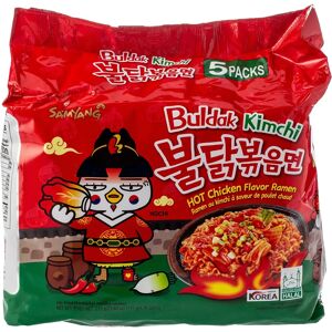 Samyang Saveur Kimchi Pack de 5 - Nouilles instantanées - Publicité Samyang Saveur Kimchi Pack de 5 - Nouilles instantanées - Publicité