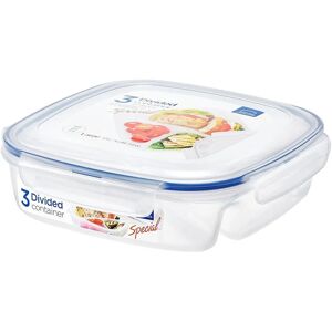 Contenedor dividido cuadrado LocknLock - 1,5L - Transparente - Almacenamiento Contenedor dividido cuadrado LocknLock - 1,5L - Transparente - Almacenamiento