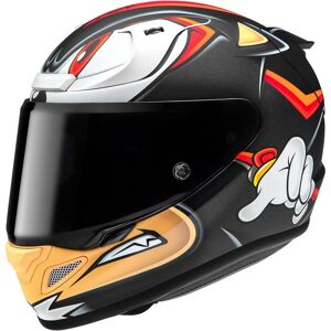 HJC Shadow The Hedgehog MC1SF Preto-Vermelho-Laranja - Capacete de moto HJC Shadow The Hedgehog MC1SF Preto-Vermelho-Laranja - Capacete de moto