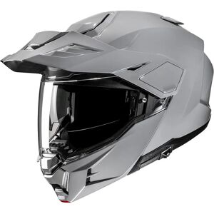 Casco moto HJC i80 Grigio Nardo - Modalità piena e aperta Casco moto HJC i80 Grigio Nardo - Modalità piena e aperta