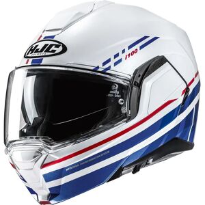 HJC i100 MC21 sisak - Kék/Fehér/Redő - Sokoldalú HJC i100 MC21 sisak - Kék/Fehér/Redő - Sokoldalú