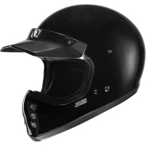 HJC V60 Lättvikt vintage motorcykelhjälm - Svart HJC V60 Lättvikt vintage motorcykelhjälm - Svart