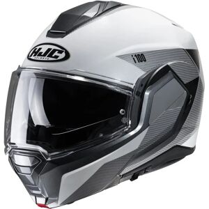 Casco HJC I100 Beston - Gris Blanco - Casco de moto Casco HJC I100 Beston - Gris Blanco - Casco de moto