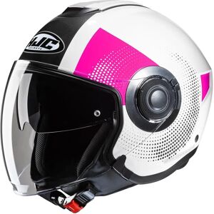 Casco de moto HJC i40N Pyle - Estilo Urbano, Visor UV, XS Casco de moto HJC i40N Pyle - Estilo Urbano, Visor UV, XS