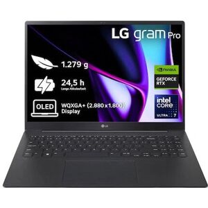 LG Gram Pro 16Z90SP-A - Ordinateur portable 16 pouces WQXGA+ - Noir LG Gram Pro 16Z90SP-A - Ordinateur portable 16 pouces WQXGA+ - Noir