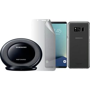 Samsung Galaxy S8 Black Qi Charging Kit - Smartphone Accessory Samsung Galaxy S8 Black Qi Charging Kit - Smartphone Accessory