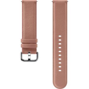 Rosa Läderrem för Galaxy Watch - Band Rosa Läderrem för Galaxy Watch - Band