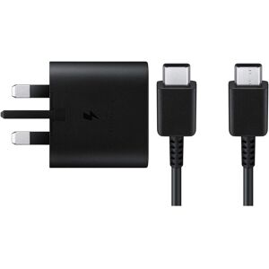 Samsung EP-TA800NBEGGB 25W Fast Charger - Wall Plug & Type C Cable Samsung EP-TA800NBEGGB 25W Fast Charger - Wall Plug & Type C Cable