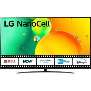 LG NanoCell 75NANO766QA - TV intelligente 75" 4K Ultra HD NanoCell Processore α5 di 5ª generazione LG NanoCell 75NANO766QA - TV intelligente 75" 4K Ultra HD NanoCell Processore α5 di 5ª generazione