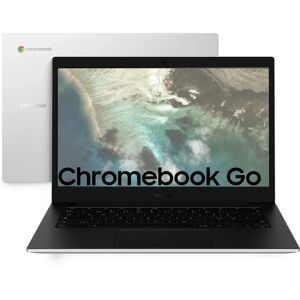 Samsung Galaxy Chromebook Go - 14" HD - Intel Celeron - 4GB RAM - 64GB eMMC - Wi-Fi 6 - ChromeOS - Argento Samsung Galaxy Chromebook Go - 14" HD - Intel Celeron - 4GB RAM - 64GB eMMC - Wi-Fi 6 - ChromeOS - Argento