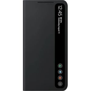Coque Smart Clear View Samsung Galaxy S21 FE - Noire - Publicité Coque Smart Clear View Samsung Galaxy S21 FE - Noire - Publicité